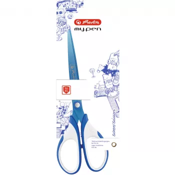 Einzelner Stift Herlitz my.pen Geradschnitt Blau Weiß