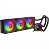 KRUX HydroX 360 ARGB AiO-Wasserkühlung, 360 mm, Schwarz