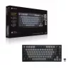 Corsair Gaming K65 Plus Wireless 75% RGB-Gaming-Tastatur, MLX Rot - Schwarz, Grau