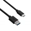 Akyga AK-USB-24 USB 3.1 Kabel Typ A auf Typ C, 0,5 m, Schwarz