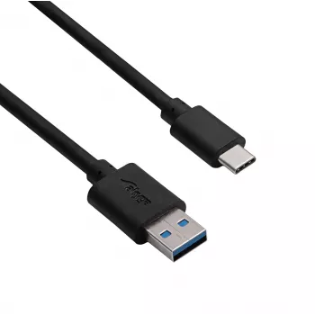 Akyga AK-USB-24 USB 3.1 Kabel Typ A auf Typ C, 0,5 m, Schwarz