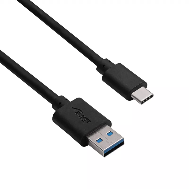 Akyga AK-USB-24 USB 3.1 Kabel Typ A auf Typ C, 0,5 m, Schwarz