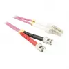 Synergy 21 5.0m OM4 LC - ST - LC - ST - Männlich/männlich - OM4 - Violett (S216292)