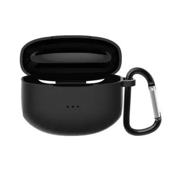 Manta RYTMO Silikonhülle für TWS-Ohrhörer, Schwarz (MTWS008ETUI)