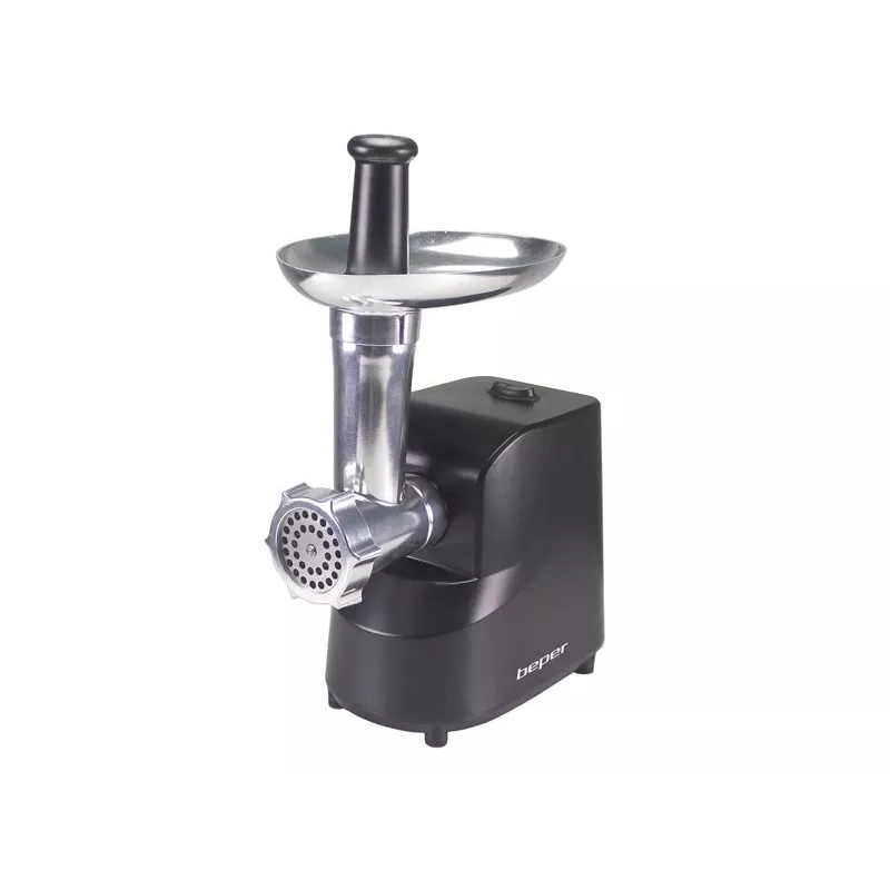 Beper P102ROB200 elektrischer Fleischwolf mit Tomatenpresse, 1200 W, Schwarz