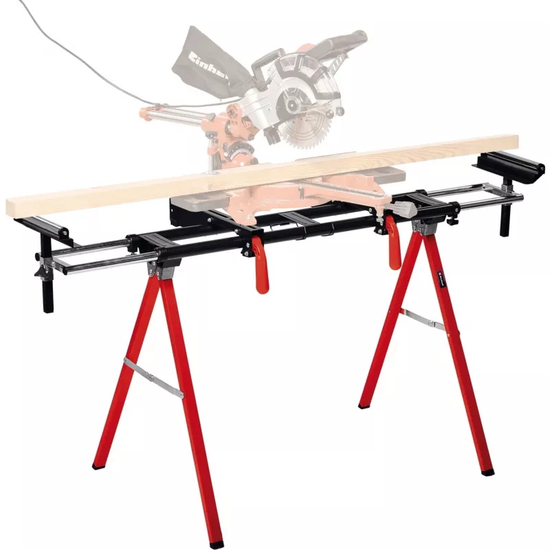 Einhell MSS 1608 Kappsägenständer 4 Beine Schwarz Rot Maximale Tragkraft 80 kg