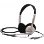 Koss CS100 Kabelgebundene On-Ear-Kopfhörer mit Mikrofon, Schwarz/Gold