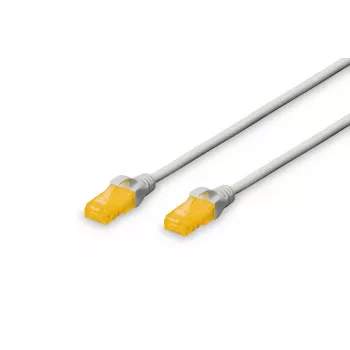 Netzwerkkabel Digitus CAT 6A U/UTP RJ-45 Cat6a 5m Grau
