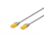 Netzwerkkabel Digitus CAT 6A U/UTP RJ-45 Cat6a 5m Grau