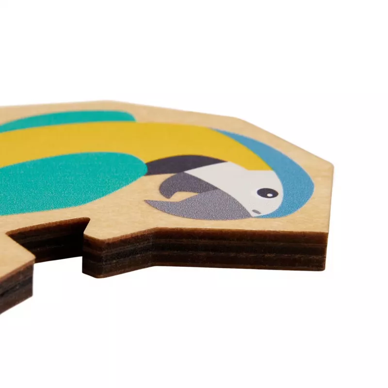 Puzzle 2 in 1 Papagei