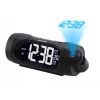Blaupunkt CRP9BK Radiowecker, FM PLL, Projektor, 2 Weckzeiten, USB-Ladefunktion, Innentemperatur, Schwarz