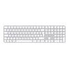 Apple Magic Keyboard mit Touch ID und Numerikblock, UK English, Weiß (MXK73B/A)