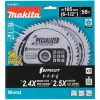 Makita Efficut B-57336-2 Kreissägeblatt, 165 x 20 mm, 56 Zähne, 2 Stück