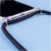 Lookabe Halsketten-Handyhülle für iPhone XR, Gold/Schwarz