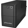 BlueWalker PowerWalker VI 650 SH IEC USV, 650 VA (0,65 kVA), 360 W, 4 Ausgänge, 7 Ah, USB, 220-240 V, Schwarz