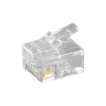 Microconnect KON502-10R Kabelverbinder RJ-12 6P6C Transparent