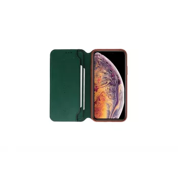 Smart Folio Case VixFox für Huawei P20 — forestgrüne Schutz-Folio-Hülle