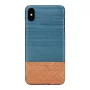 Smartphone-Hülle man and wood für iPhone XS Max — Denim Schwarz