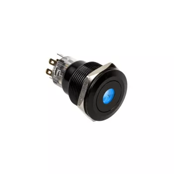 DimasTech vandalismusgeschützter Drucktaster 22 mm Blackline Dot RGB PD223