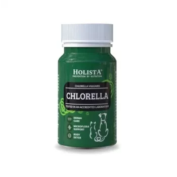 HOLISTA Chlorella - Ergänzungsmittel für Hunde und Katzen - 90 Stück