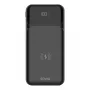 Savio BA-09 Powerbank Lithium-Polymer (LiPo) 37 mAh Kabelloses Laden Schwarz