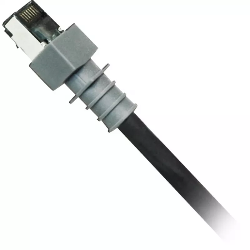 Netzwerkkabel PatchSee PCI6-DPF/100 RJ-45 Cat6a 30 m Schwarz