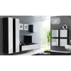 Cama Square Schrank VIGO 50/50/30 schwarz/weiß glänzend