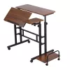 Maclean mobiler Laptoptisch, schwarz, 80x60 cm, max. 50 kg, höhenverstellbar 67-115 cm, MC-124 B