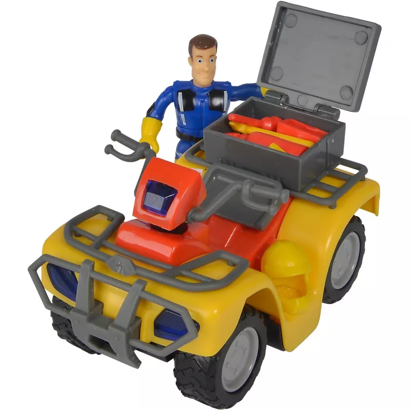 Simba Feuerwehrmann Sam Mercury-Quad mit Figur, Spielfahrzeug