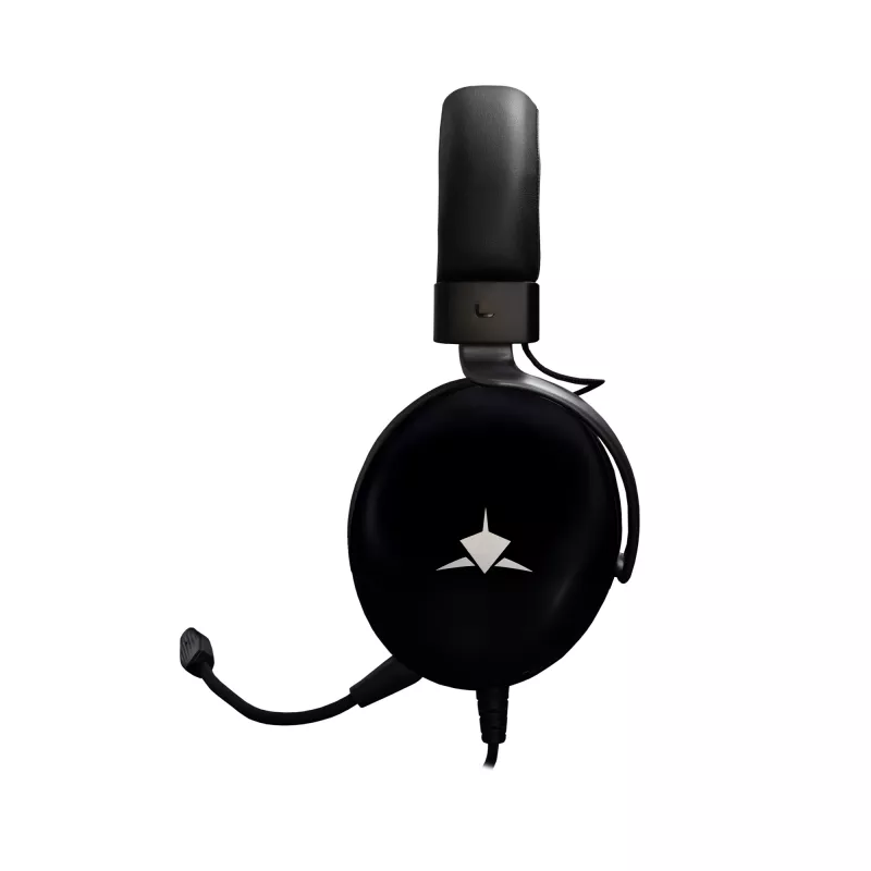 White Shark GH-2540 Elephant Gaming-Headset, Over-Ear, kabelgebunden, 50-mm-Treiber, abnehmbares Mikrofon, Schwarz