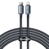 Baseus Crystal Shine CAJY000301 USB-C-auf-Lightning-Kabel, 20 W PD, 2 m, Schwarz