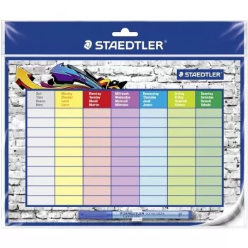 Staedtler Lumocolor 641 SP2 Stundenplan-Planer, 29,6 x 20,9 cm