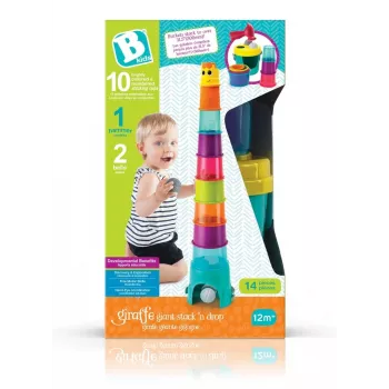 Multifunktionaler Giraffen-Turm XL von B-kids Modell 1164702NN, Höhe 120 cm, Spiel- und Aktivitätsturm