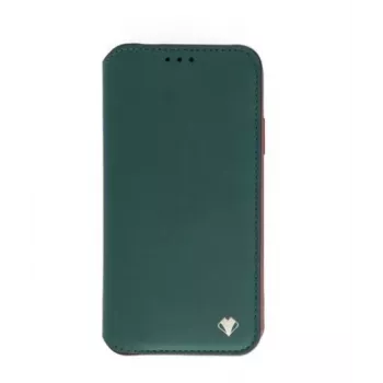 Schutzhülle VixFox für iPhone XSMAX – waldgrün, Folio-Hülle mit Kartenfach