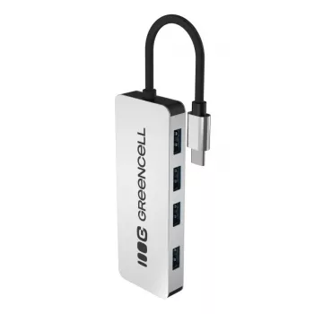 USB-Hub Green Cell HUB-GC-C4A — 4-Port USB-C 3.0 Hub