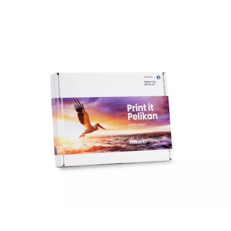 Pelikan PromoPack P66 Tintenpatronen-Multipack für Epson T1285, Schwarz/Cyan/Magenta/Gelb