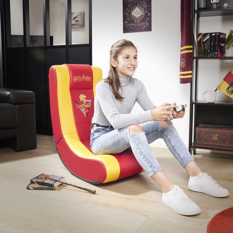 Konsolen-Gaming-Stuhl Subsonic SA5610-H1 Gepolsterte Sitzfläche Rot Gelb