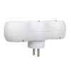 Maclean MCE339E Doppel-Steckdosenadapter, Typ E