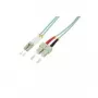 LogiLink - Patchkabel - SC Multimode (M) auf LC Multimode (M) - 2 m - Glasfaser - Duplex - 50/125 Mikrometer - OM3 - Halogenfrei - aquamarin