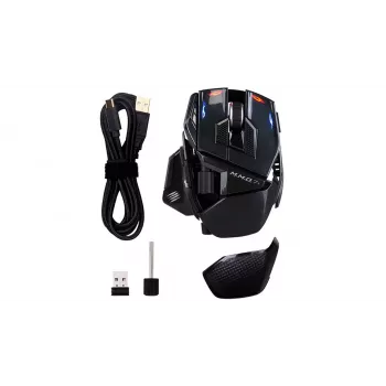 Mad Catz M.M.O. 7+ Wireless Gaming Maus, Schwarz