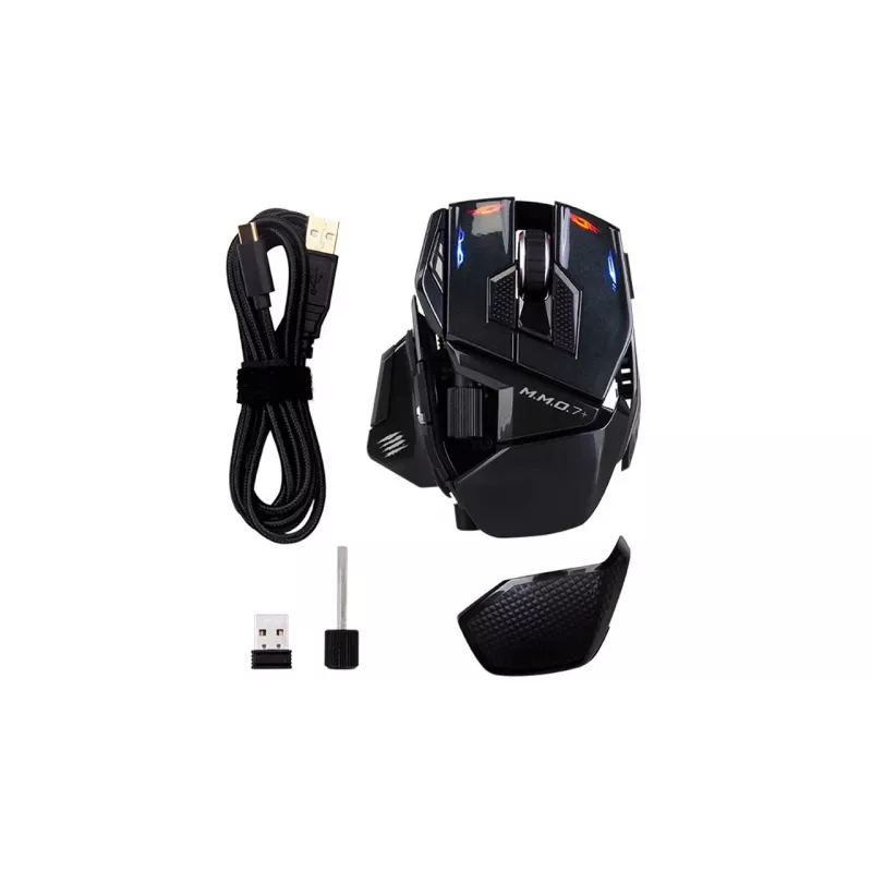 Mad Catz M.M.O. 7+ Wireless Gaming Maus, Schwarz