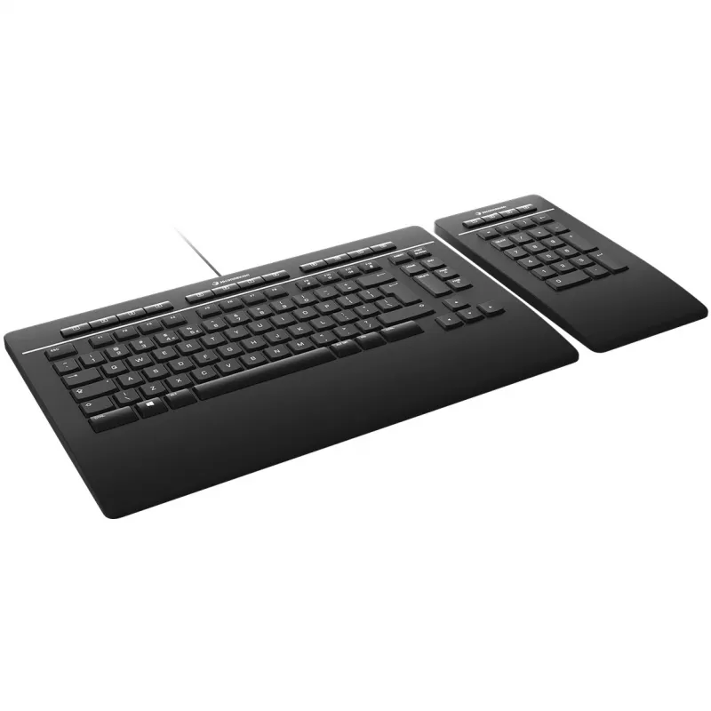 3Dconnexion Tastatur Pro mit Nummernfeld – Tastatur und Nummernblock