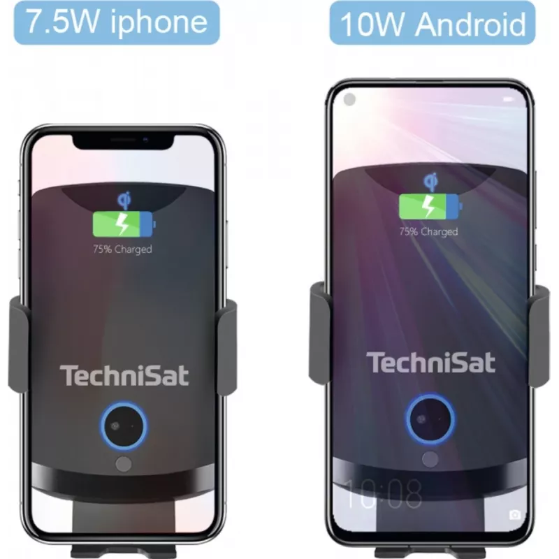 TechniSat SmartCharge 2 Smartphone- und Tablet-Halterung mit integrierter Ladeunterstützung
