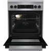 Gorenje GKS6C71XF Freistehender Herd mit Backofen Silber