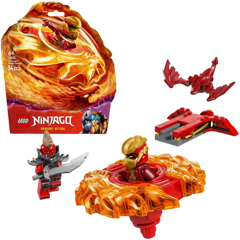 LEGO NINJAGO 71823 Kais Drachen-Spinjitzu-Spinner