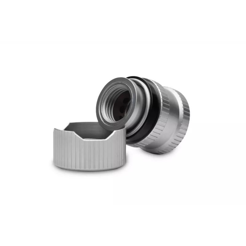 EK Water Blocks EK-Quantum Torque Drain Valve, Satin Titanium
