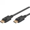 Essential Kabel DisplayPort Stecker > DisplayPort Stecker, 8K / 120Hz (schwarz, 5 Meter, 40 Gbit/s, DisplayPort 2.0 / 2.1)