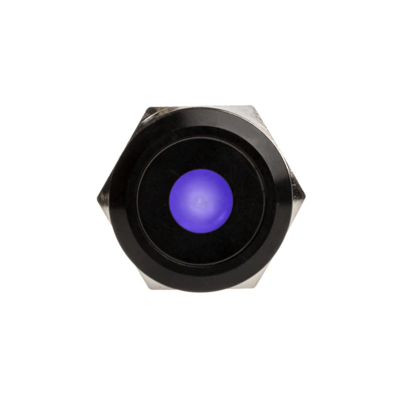 DimasTech Vandalismusschalter/-Taster 19mm Blackline Dot RGB PD218