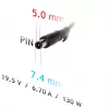 Akyga AK-ND-57 Notebook-Netzteil 19,5 V / 6,7 A, 130 W, 7,4 x 5,0 mm Stecker mit Pin, für Dell