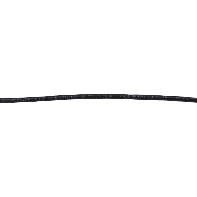 Netzwerkkabel Extralink LAN Patchkabel Kat.5e RJ-45 F/UTP 0,5 m Schwarz